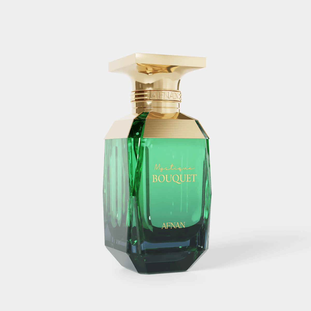 Afnan Mystique Bouquet retail bottle side