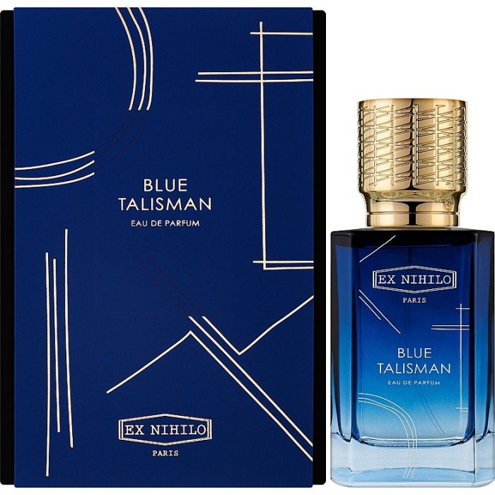 Ex Nihilo Blue Talisman Eau de Parfum bottle with box