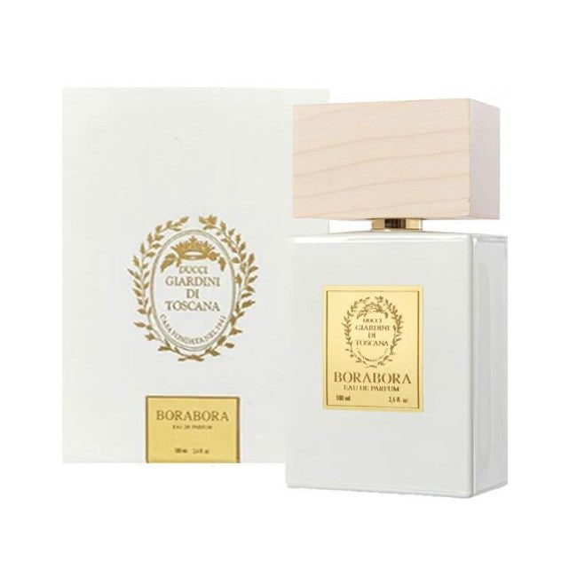 Giardini di Toscana Borabora Eau de Parfum bottle with box