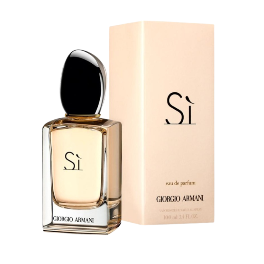 Giorgio Armani Sì Eau de Parfum bottle with box
