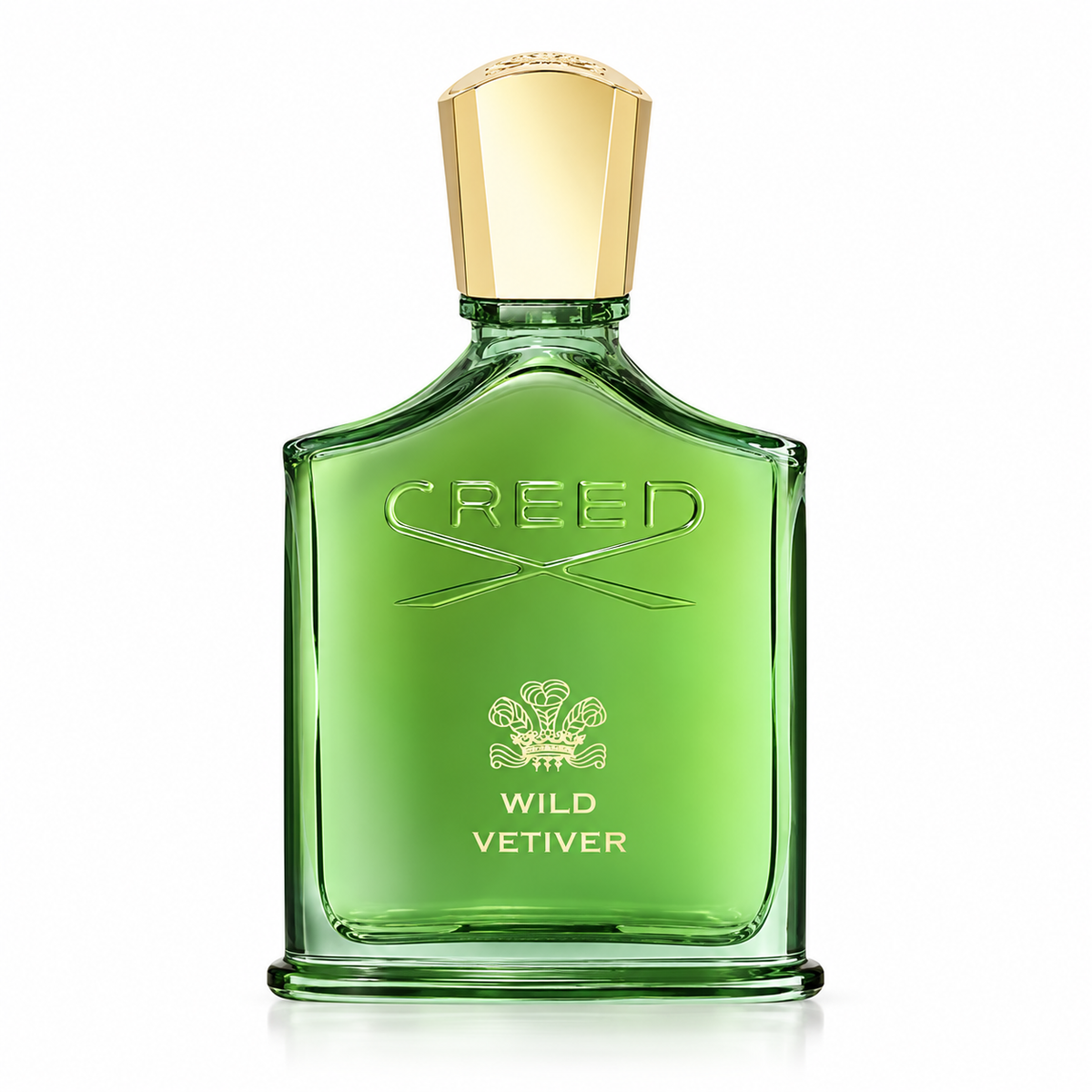Creed Wild Vetiver Eau de Parfum retail bottle, shown for reference only