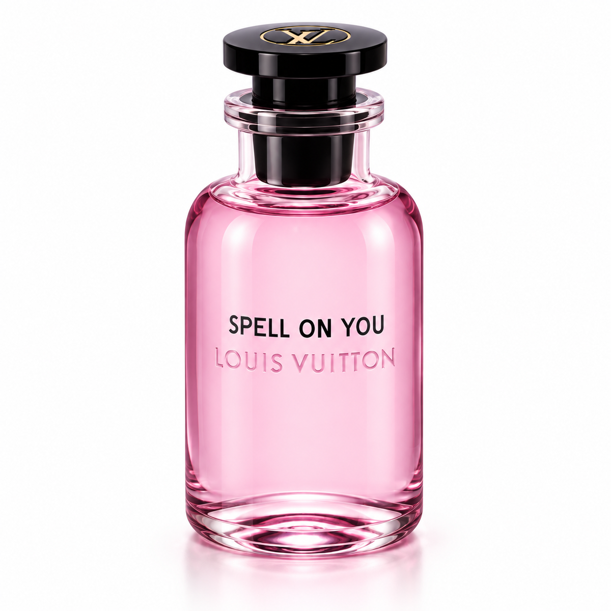 Louis Vuitton Spell On You Eau de Parfum retail bottle, shown for reference only