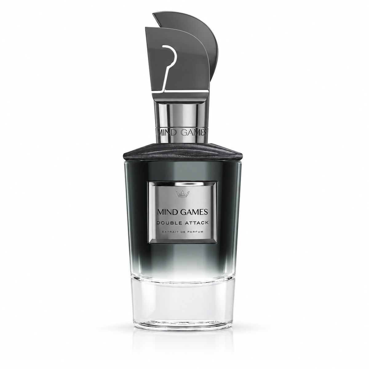 Mind Games Double Attack Parfum retail bottle, shown for reference only