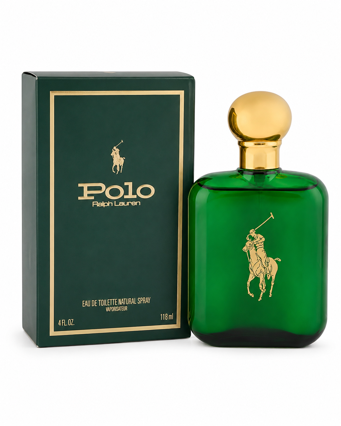 Ralph Lauren Polo Eau de Toilette bottle with box