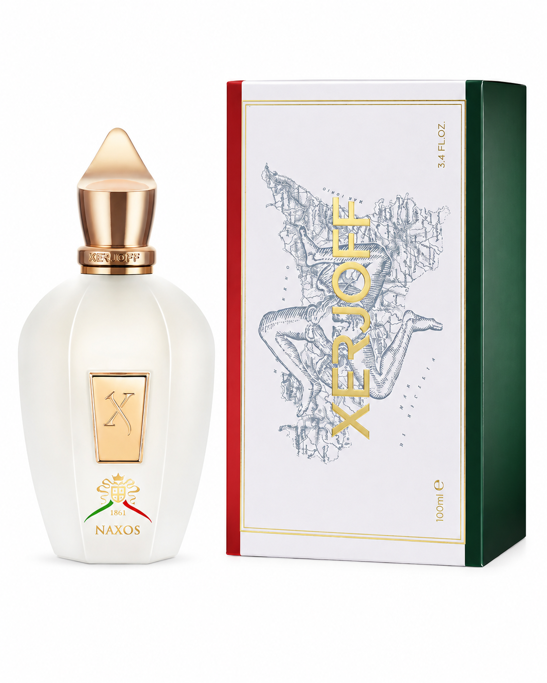 Xerjoff XJ 1861 Naxos Eau de Parfum bottle with box