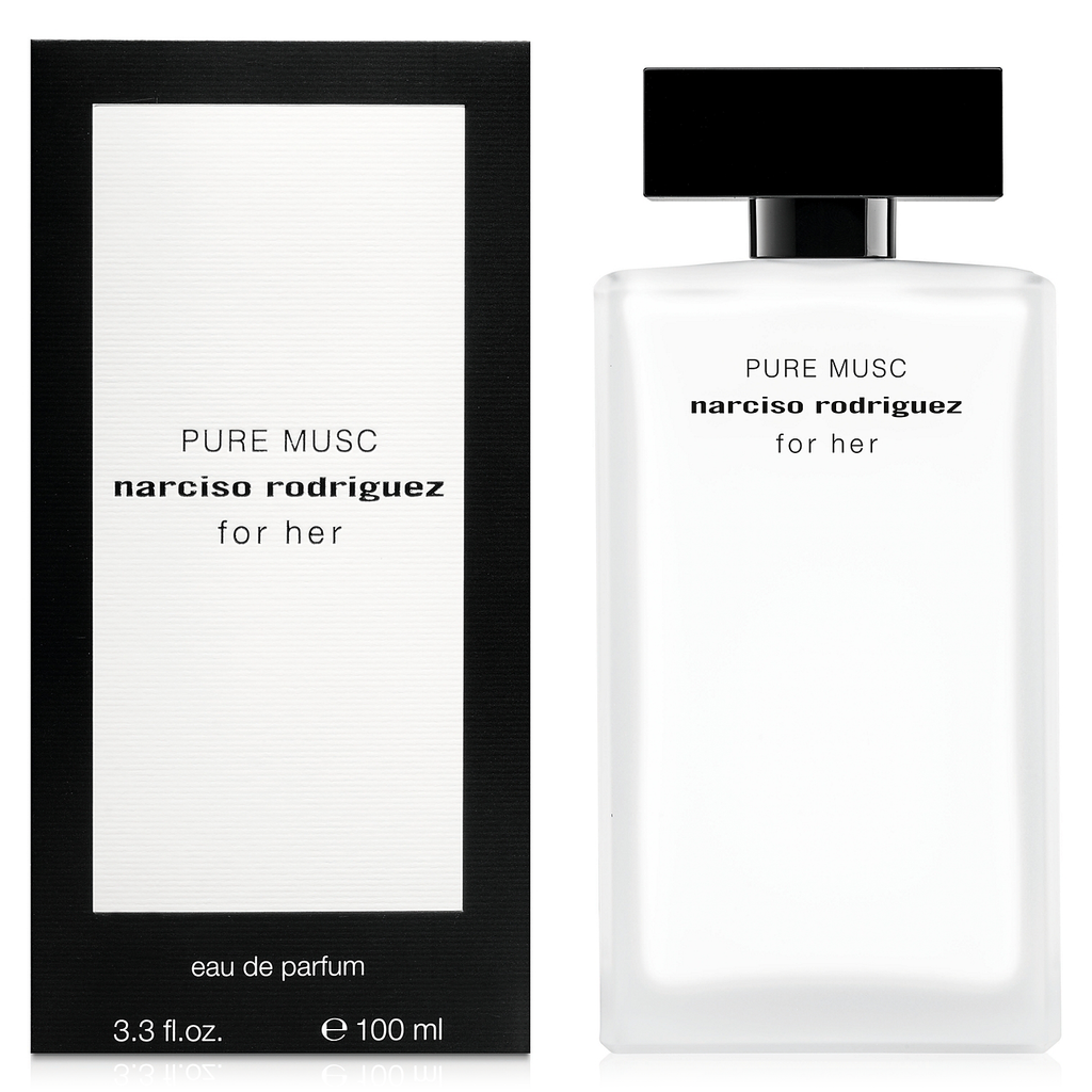 Narciso Rodriguez For Her Pure Musc Eau de Parfum 100ml bottle with box