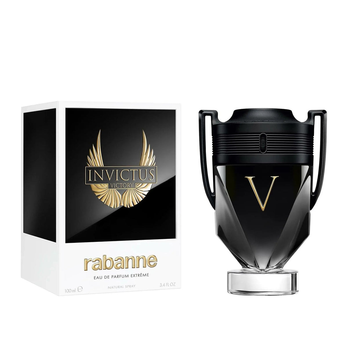 Paco Rabanne Invictus Victory Eau de Parfum 100ml bottle with box