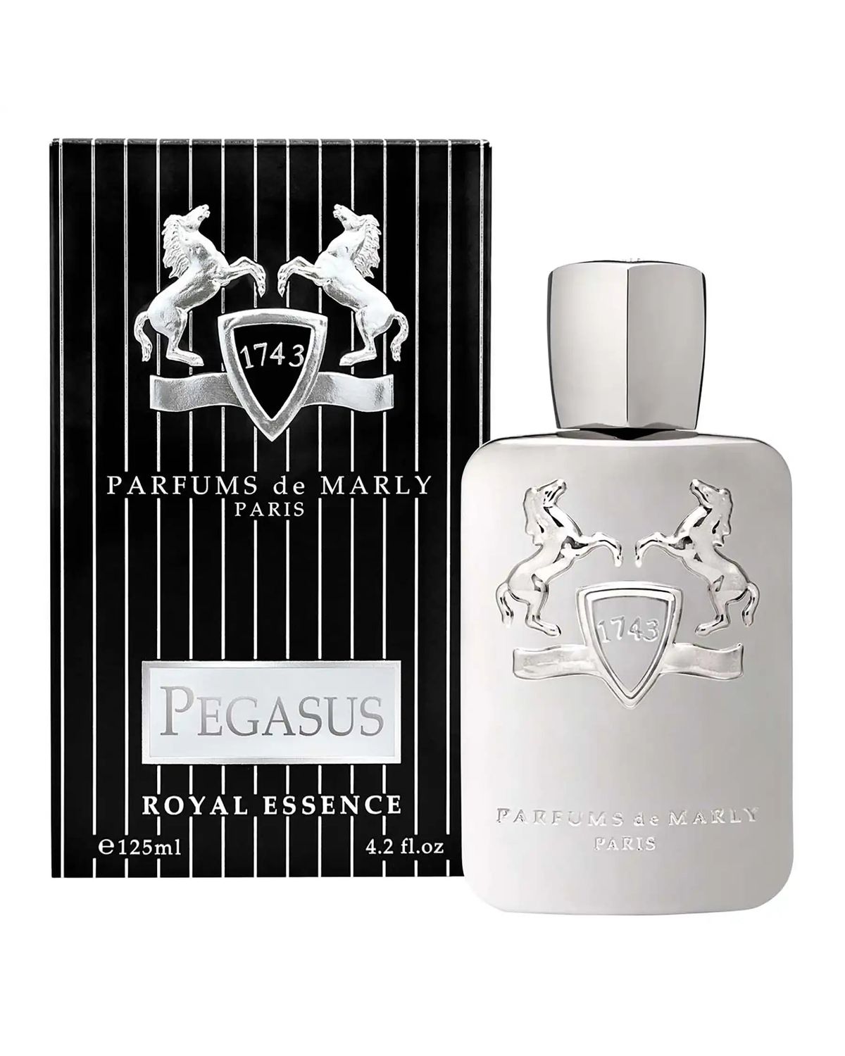 Parfums de Marly Pegasus Eau de Parfum 125ml bottle with retail box #size_retail-bottle-125ml-4-2-fl-oz