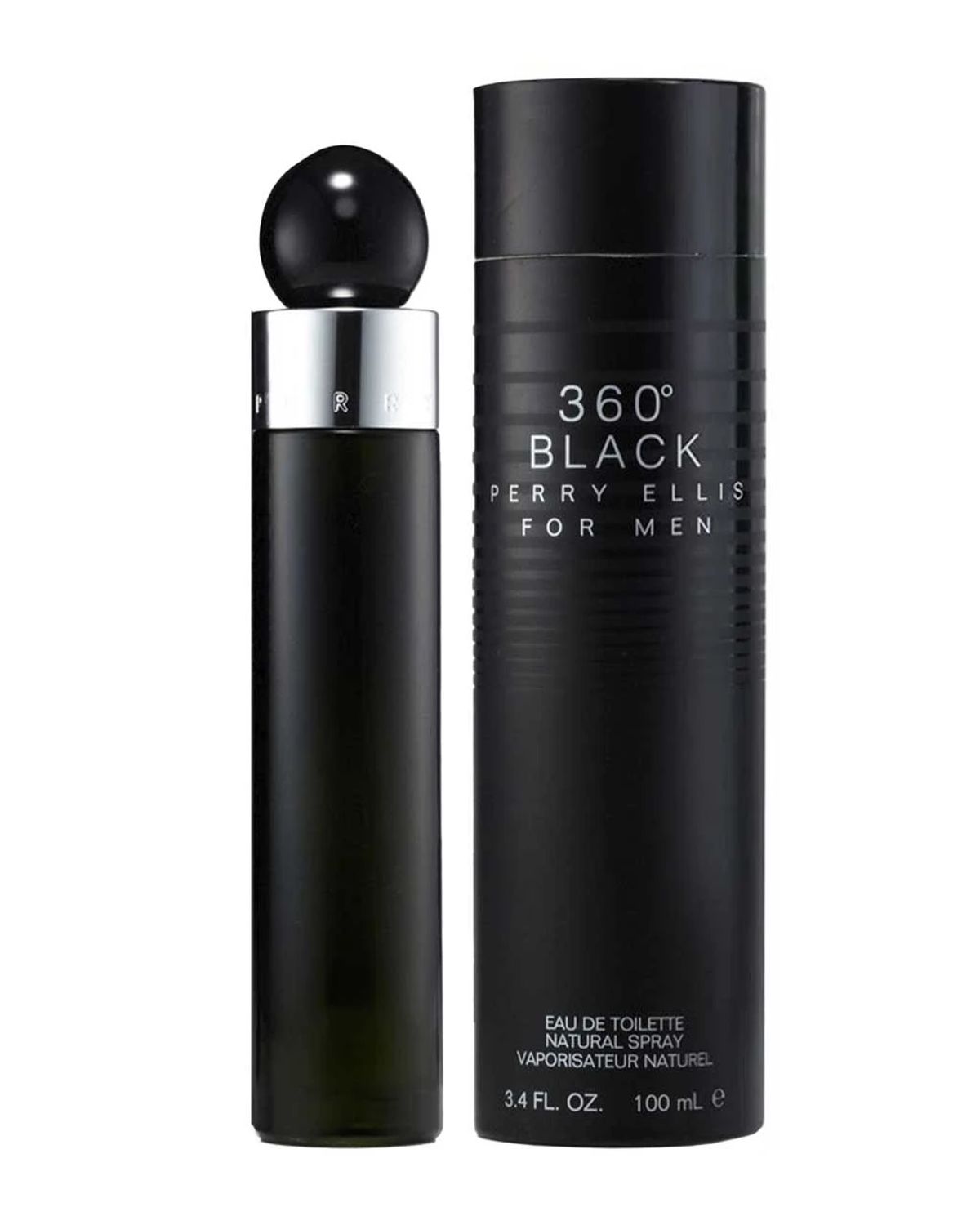 Perry Ellis 360 Black For Men Eau de Toilette 100ml bottle with retail box #size_retail-bottle-100ml-3-4-fl-oz