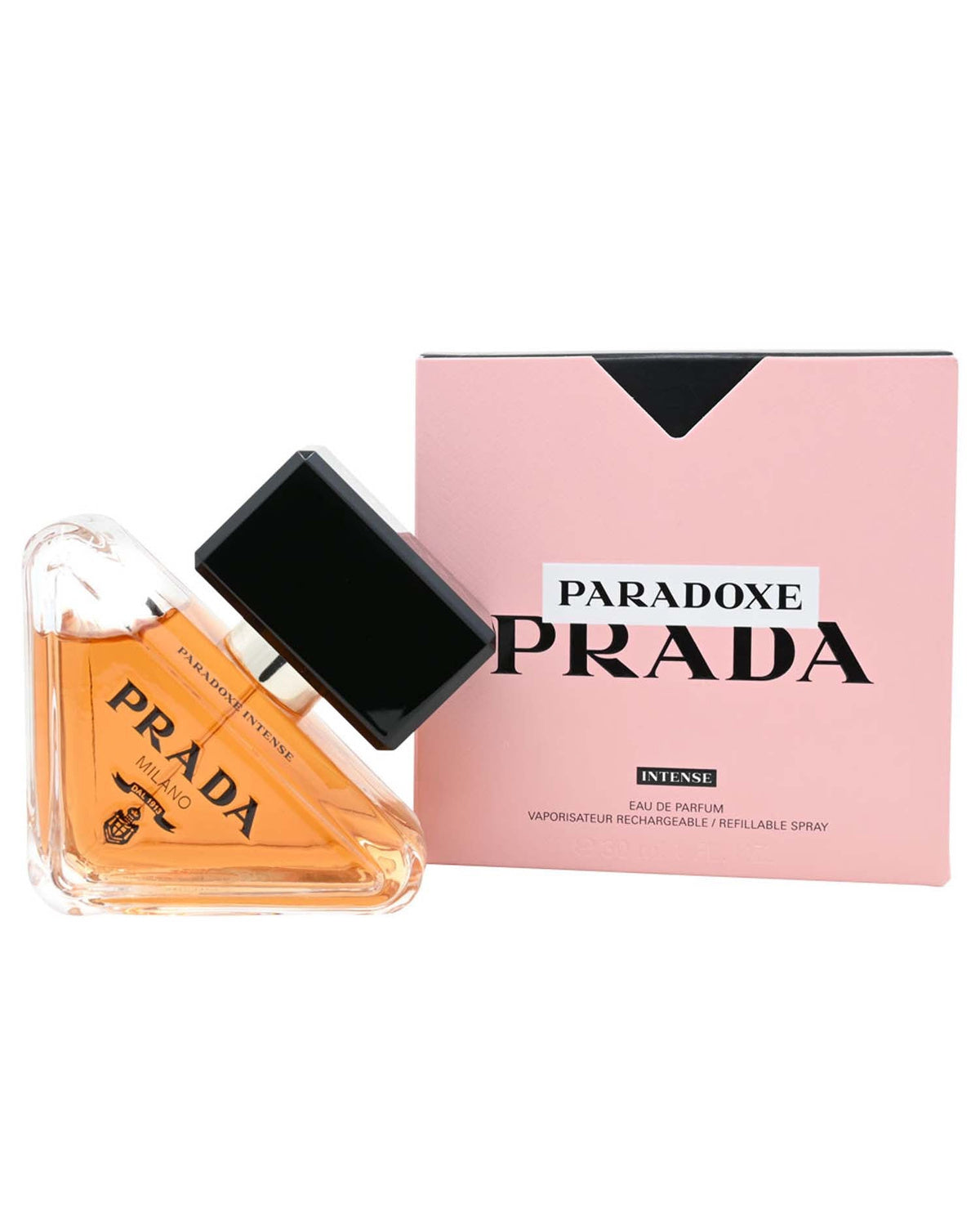 Prada Paradoxe Intense Eau de Parfum 90ml bottle with retail box #size_retail-bottle-90ml-3-0-fl-oz