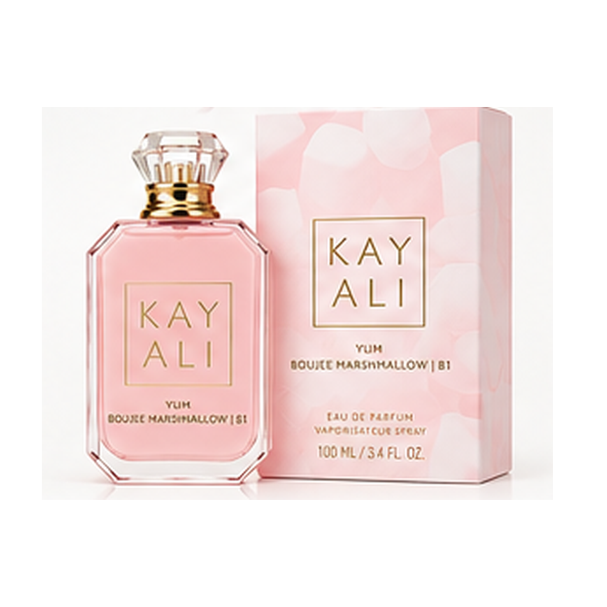 Kayali Yum Boujee Marshmallow 81 Eau de Parfum bottle with box