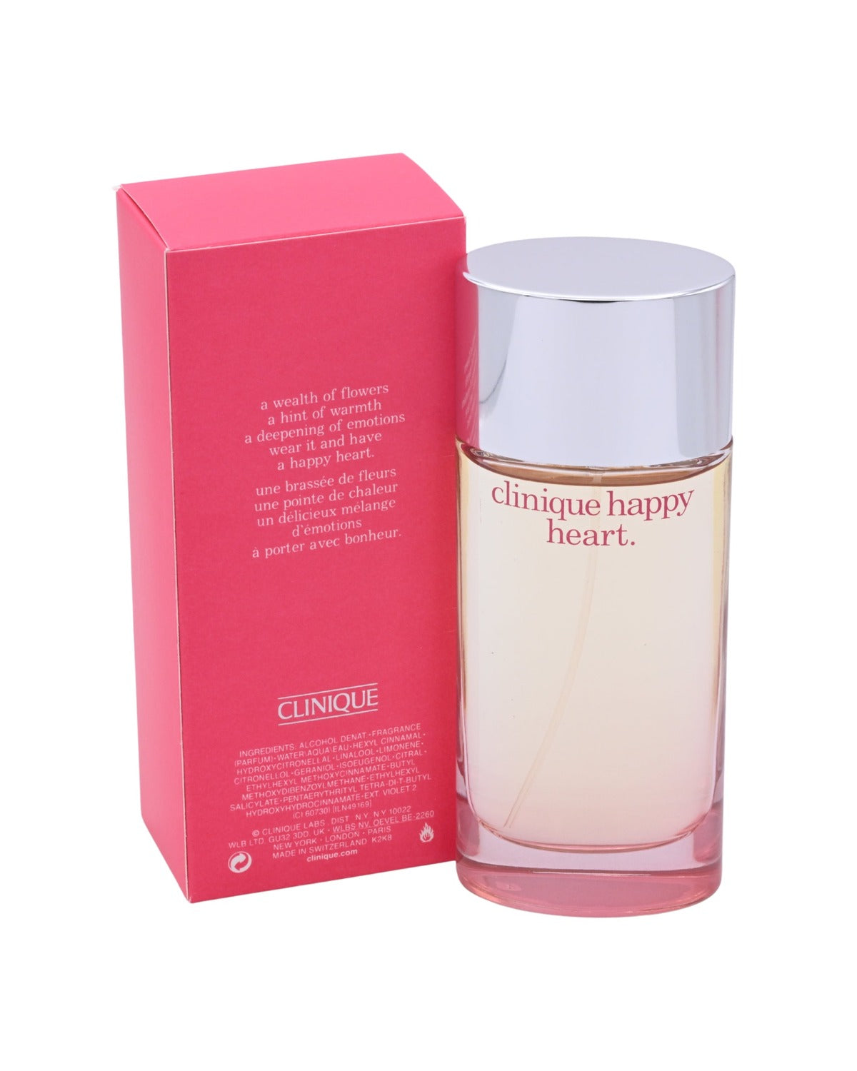 Clinique Happy Heart Eau de Parfum bottle with box