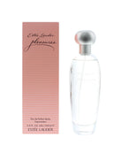 Estée Lauder Pleasures Eau de Parfum 100ml bottle with retail box #size_retail-bottle-100ml-3-4-fl-oz