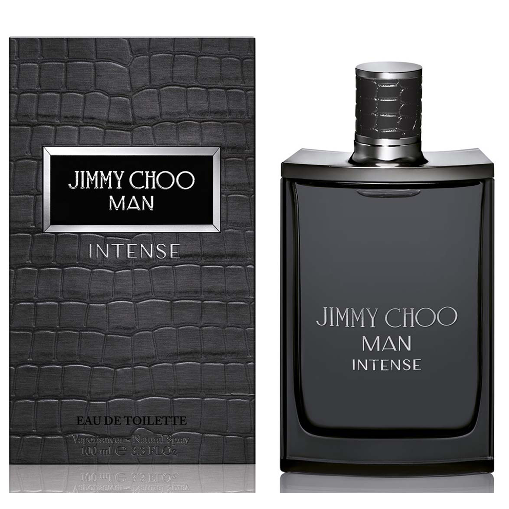 Jimmy Choo Man Intense Eau de Toilette bottle with box