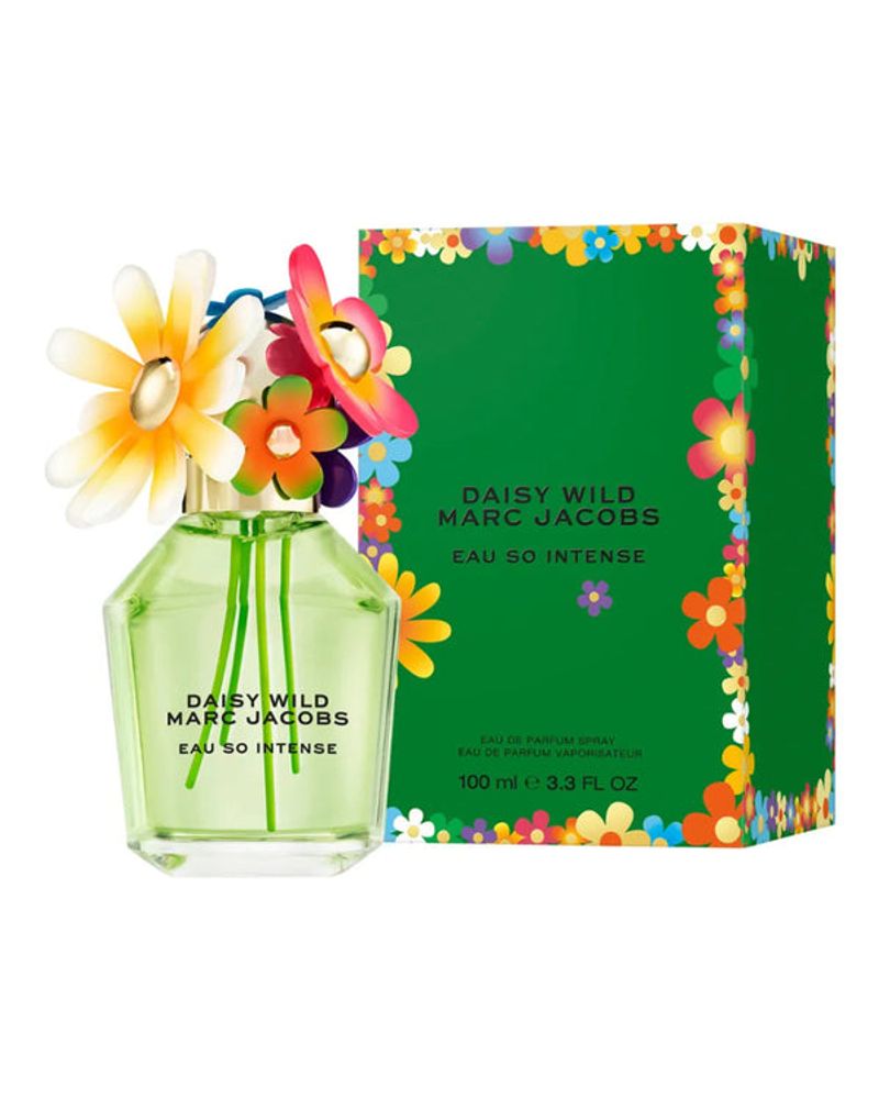 Marc Jacobs Daisy Wild Eau So Intense Eau de Parfum 100ml bottle with retail box #size_retail-bottle-100ml-3-4-fl-oz