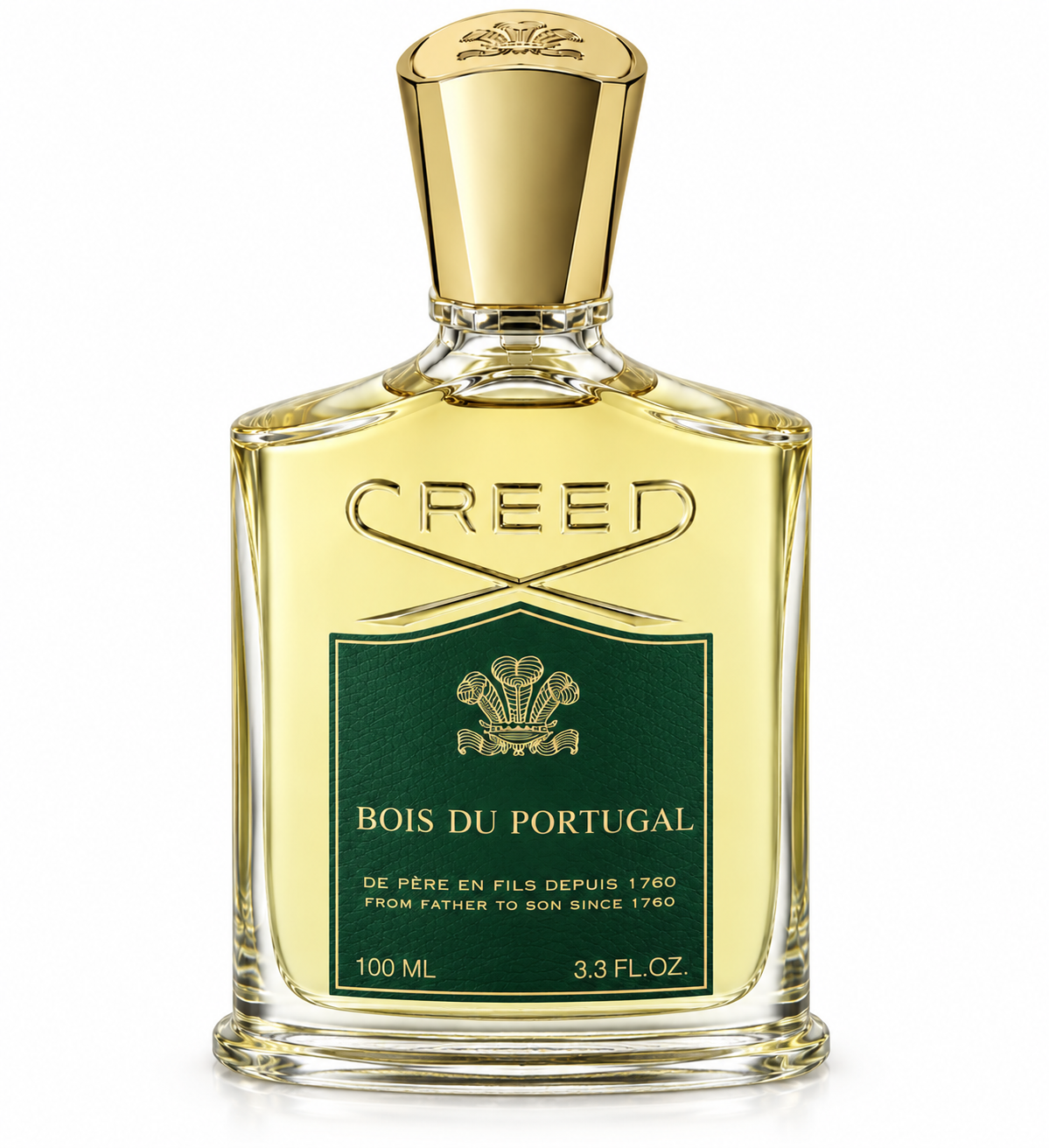 Creed Bois du Portugal Eau de Parfum retail bottle, shown for reference only
