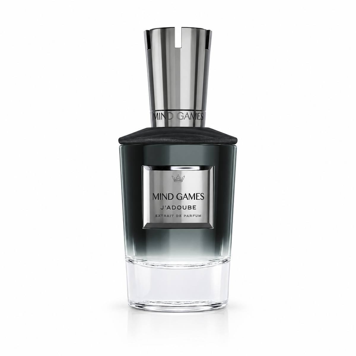 Mind Games J'adoube Parfum retail bottle, shown for reference only