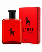 Ralph Lauren Polo Red Eau de Toilette bottle with box