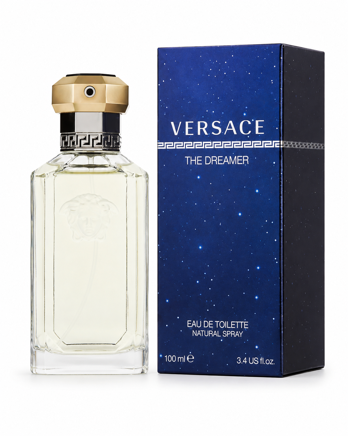 Versace Dreamer Eau de Toilette bottle with box