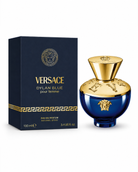 Versace Dylan Blue Pour Femme Eau de Parfum bottle with box