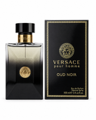 Versace Pour Homme Oud Noir Eau de Parfum bottle with box