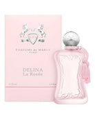 Parfums de Marly Delina La Rosée Eau de Parfum 75ml bottle with retail box #size_retail-bottle-75ml-2-5-fl-oz